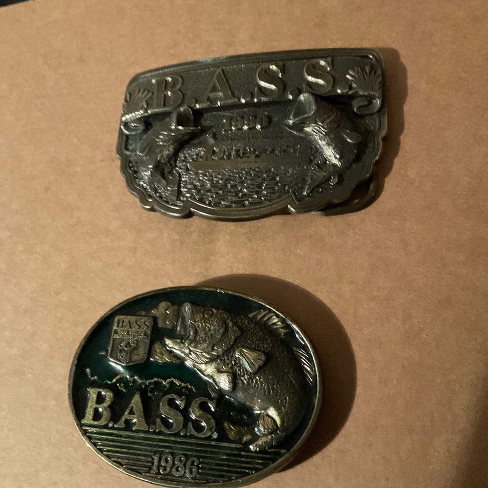 2 BASs Belt buckles. M198